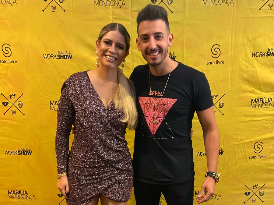 Gabriel Gadelha com Marília Mendonça