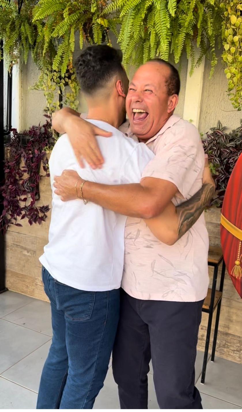 Gabriel Gadelha com Wesley Safadão